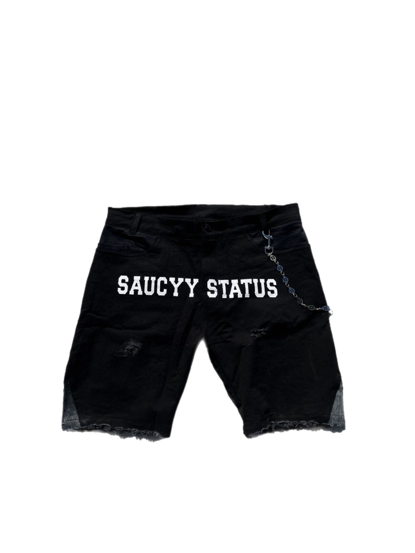 Essential SS Jorts + Wallet Chain