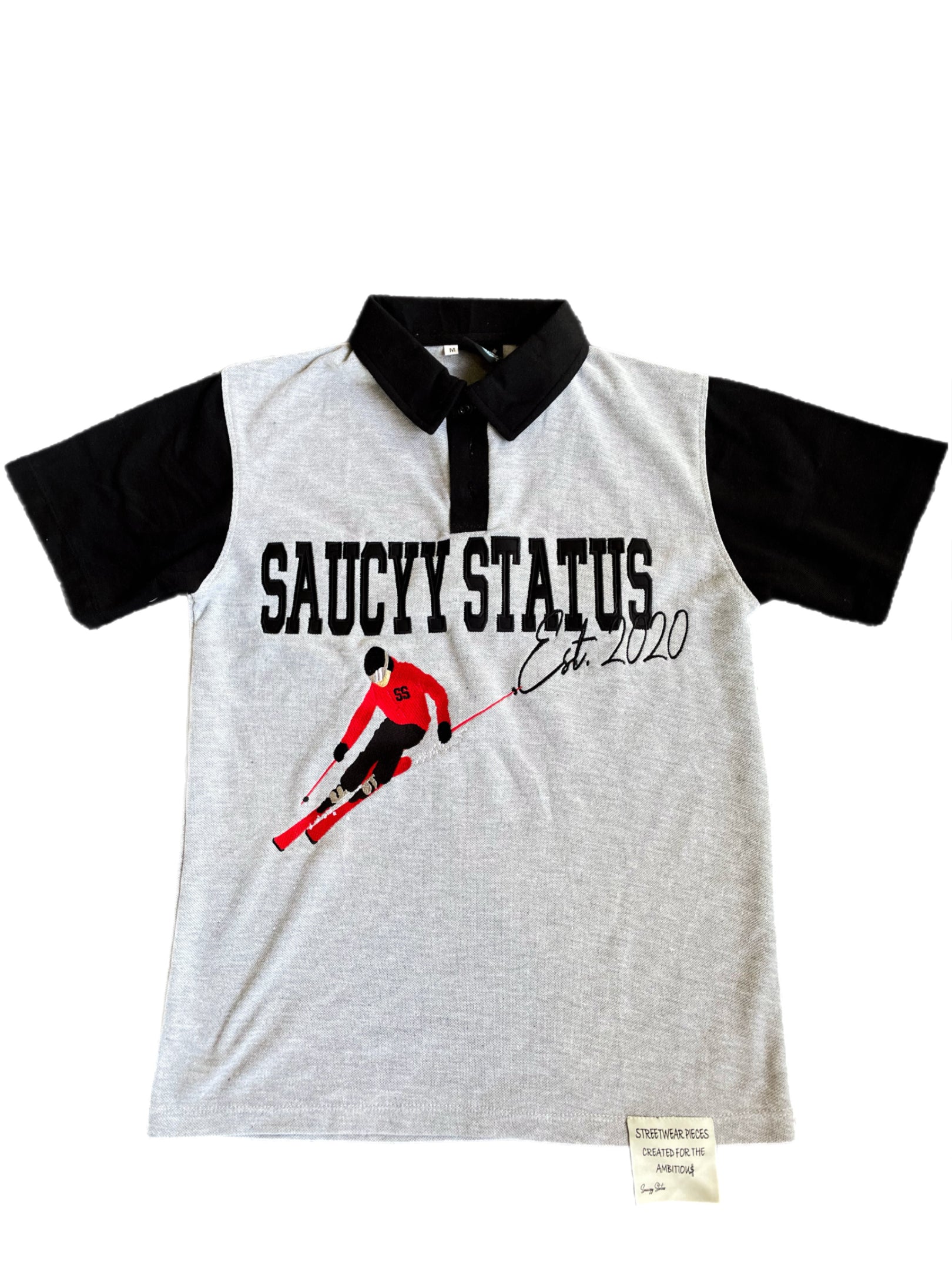 “Ski Club” Collared Tee