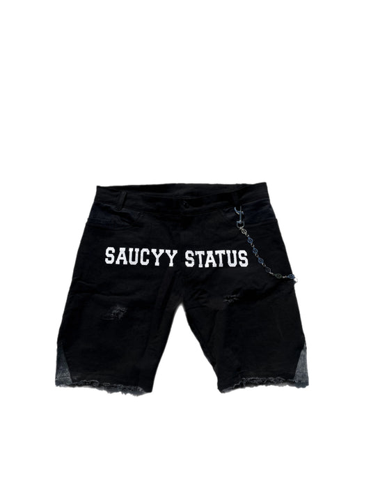 Essential SS Jorts + Wallet Chain